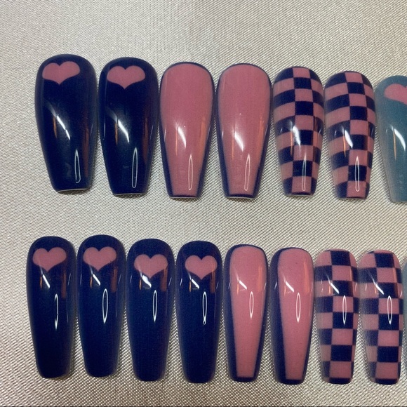 24 piece set of Press on Nails Coffin Shape - Picture 9 of 11